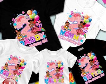Gracie's Corner Birthday Girl Shirt, Personalized Birthday Girl Shirt, Doll Birthday Party Shirt, Gracie Cute Shirt, Birthday Kids