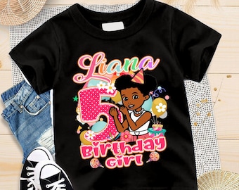Personalized Gracie's Corner Birthday Shirt, Birthday Girl Shirt, Doll Birthday Party Shirt, Gracie Cute Shirt, Birthday Kids