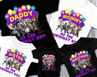 Chuck E Cheese Birthday Shirt, Personalized Chuck E Cheese Family Matching Shirt, Chuck E Cheese Characters, Chuck E Cheese Birthday Party