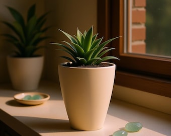Oberleitungs-Bogen-Blumentopf | Japandi Stiller Luxus Innentopf | Strukturelles Kunst Architekten Geschenk