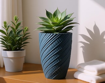 Kresling Origami Planter 3D Gedruckt | Origami Falten Architekturtopf | STEM Techniker Geschenk