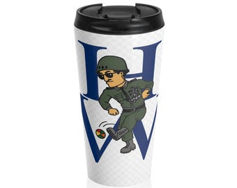 Taza de viaje de acero inoxidable HW Sack