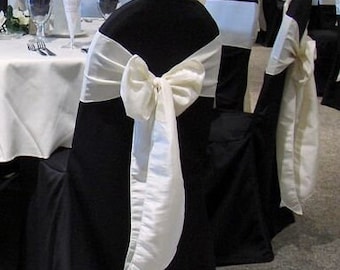 2 Black Chair Cover for CLEARANCE/ wedding chair cover/ banquet chair cover, birthday, party,