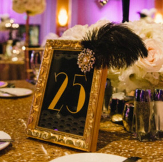 Unique Table Number For Wedding Birthday Table Number Etsy