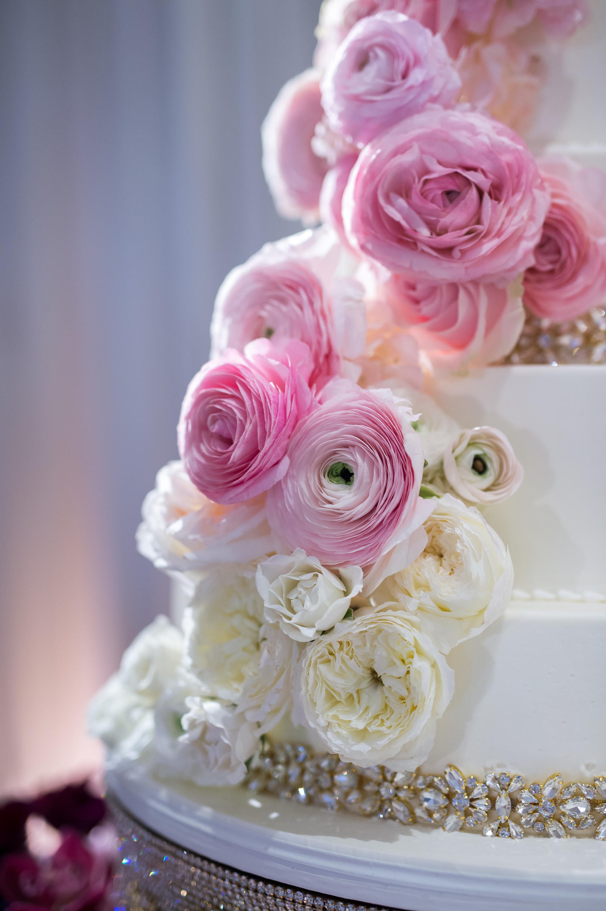 Sparkle ROSE GOLD Rhinestone Embellishment Chain/ Wedding Cake Decoration/ Rhinestone  Trim, Rhinestone Chain 