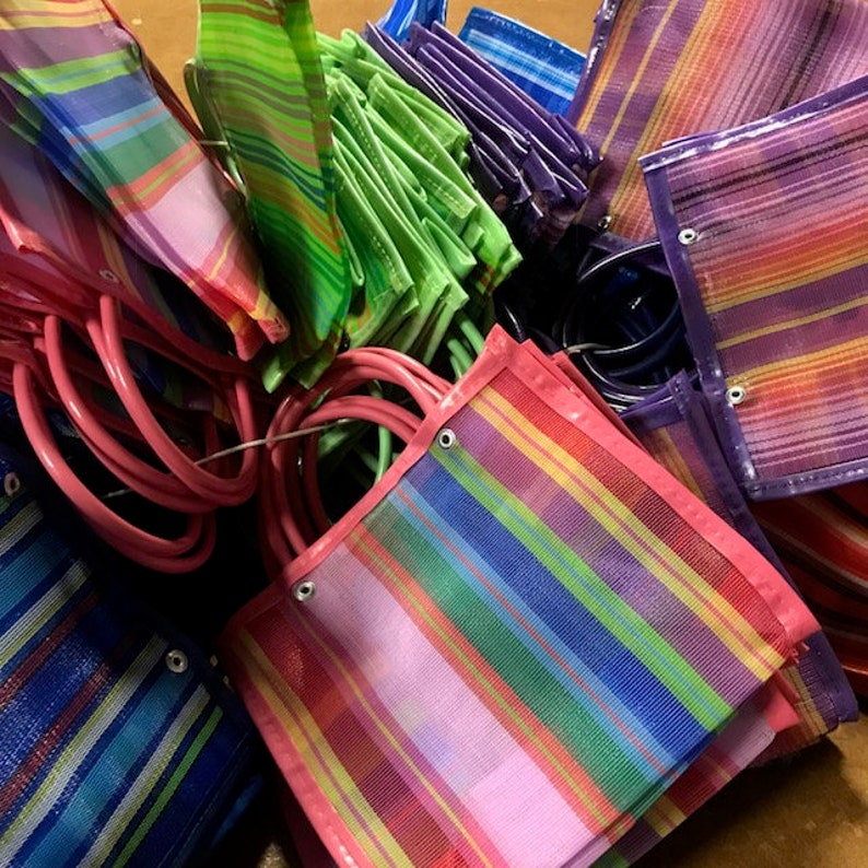 20 Mercado Mexican size 7x7 Mesh Bag Bolsa de Etsy