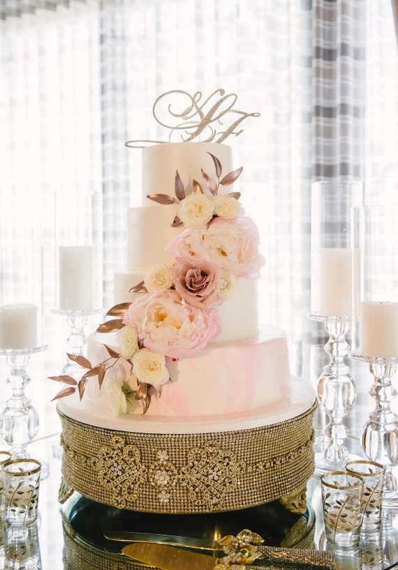 Diamond Cake Toppers Rose Gold No. 8 Diamond Cake Toppers Rose Gold No. 8