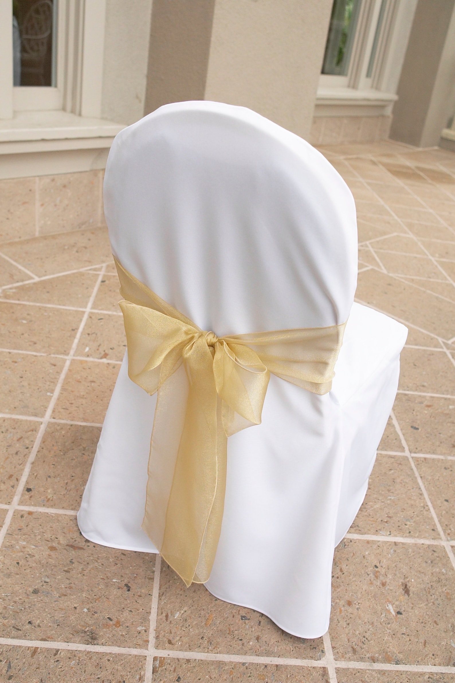 150 IVORY Chair Covers for CLEARANCE/ Wedding Chair Cover/ Etsy