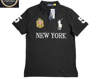 Ralph Lauren New York Big Pony Polo Black Chief Keef City Edition Vintage
