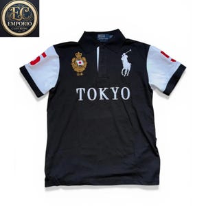 Polo by Ralph Lauren TOKYO ポロシャツ M y2k Polo Ralph Lauren Rare Polo T-shirt Tokyo #5 Big Pony Luxury PRL