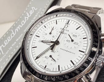 Omega x Swatch Custom inspiration Chronograph MISSION TO the MOON 1965 Speedmaster Stainlees Steel