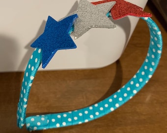 Patriotic Stars headband. Celebrate 250 years!