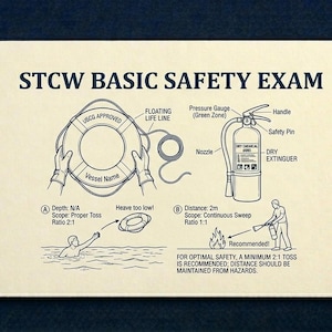 STCW基本安全訓練模擬試験 | BST学習問題40問 | サバイバル、火災、応急処置、安全 | 海事準備 | PDF