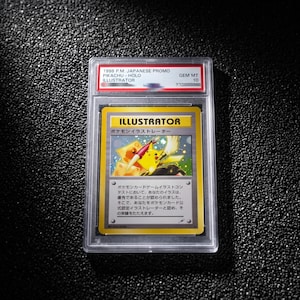 1998 Illustrator Pikachu Holo Slabbed Card - Ideal Gift for Art Card Lovers