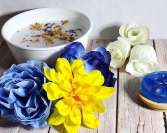 Jabón en barra con aroma a flores del océano profundo