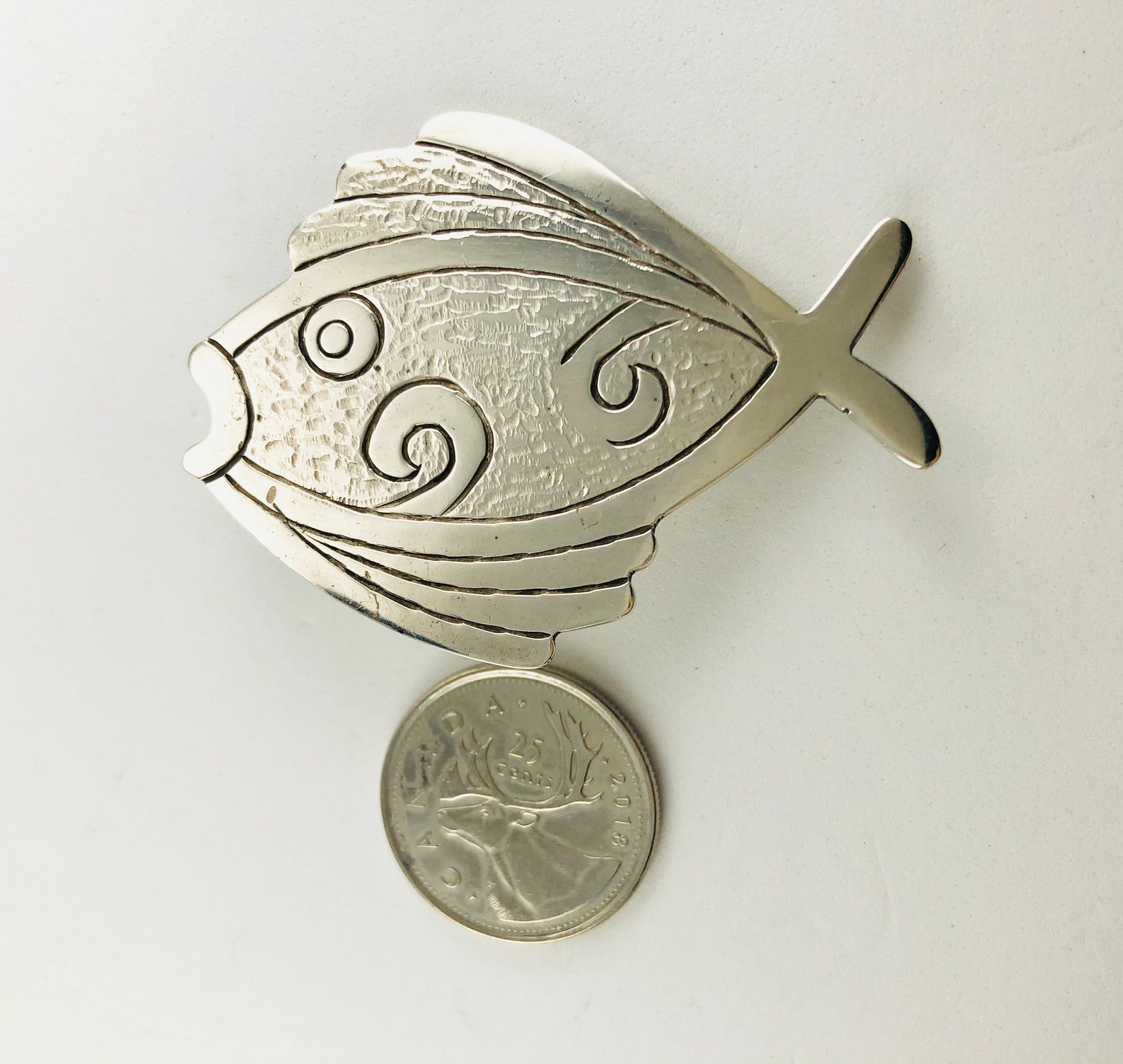 Sterling Fish Brooch Vintage Taxco Mexico Hallmarks Etsy