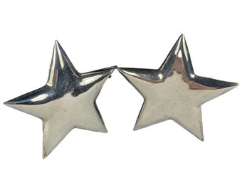 Alfred Sung Star Earrings Sterling Silver Posts