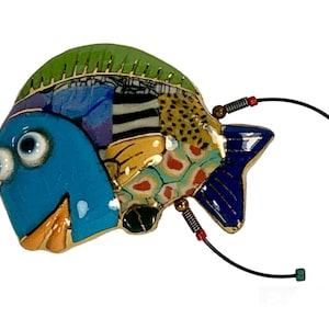 Whimsical Fish Brooch Jewelry 10 by Cynthia Chuang image 1