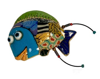 Whimsical Fish Brooch Jewelry 10 by Cynthia Chuang