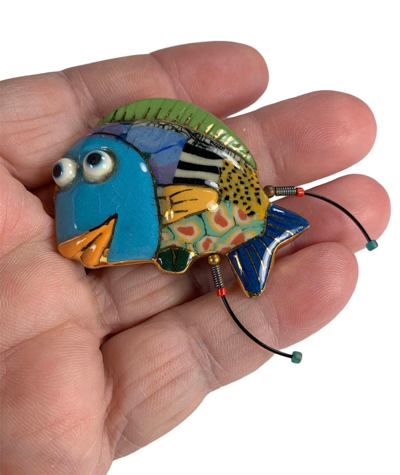 Whimsical Fish Brooch Jewelry 10 by Cynthia Chuang image 8