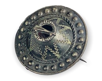 Victorian Era Pin Etruscan Revival Style