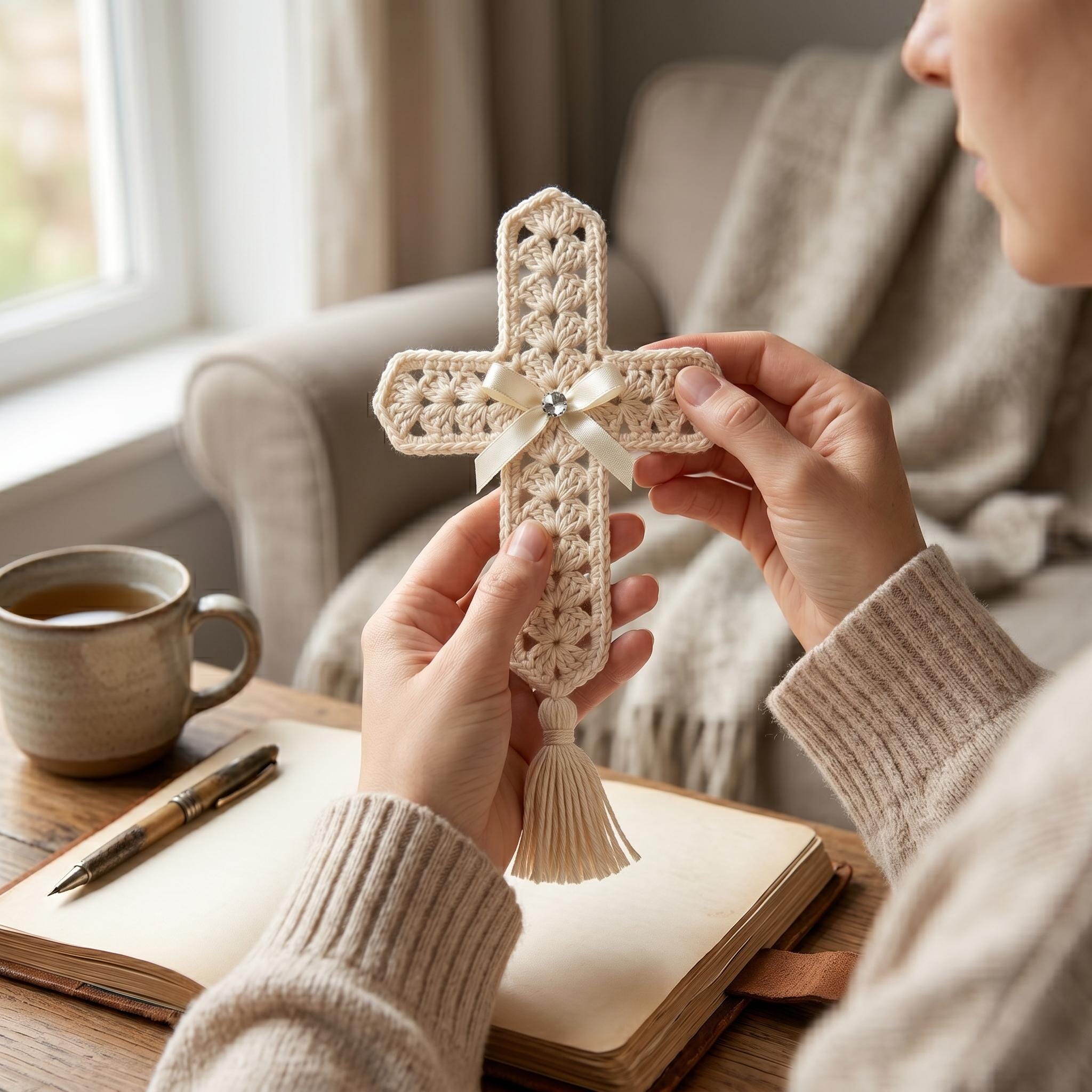 30 Cross Crochet Patterns: Elegant, Meaningful Designs for Bookmarks, Afghans, and Gifts 10 Crochet Cross Bookmark