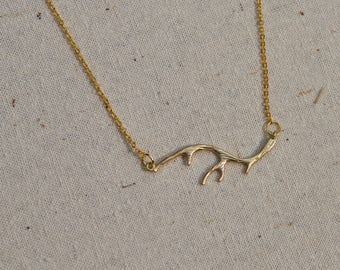 Tiny Antler Necklace