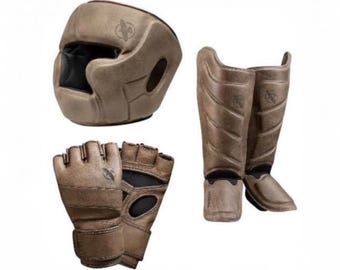 Hayabusa T3 boxing set Complete MMA gear for  training ,custom boxing gear for pro fighters ,MMA gloves,Shin pads and boxing headgear