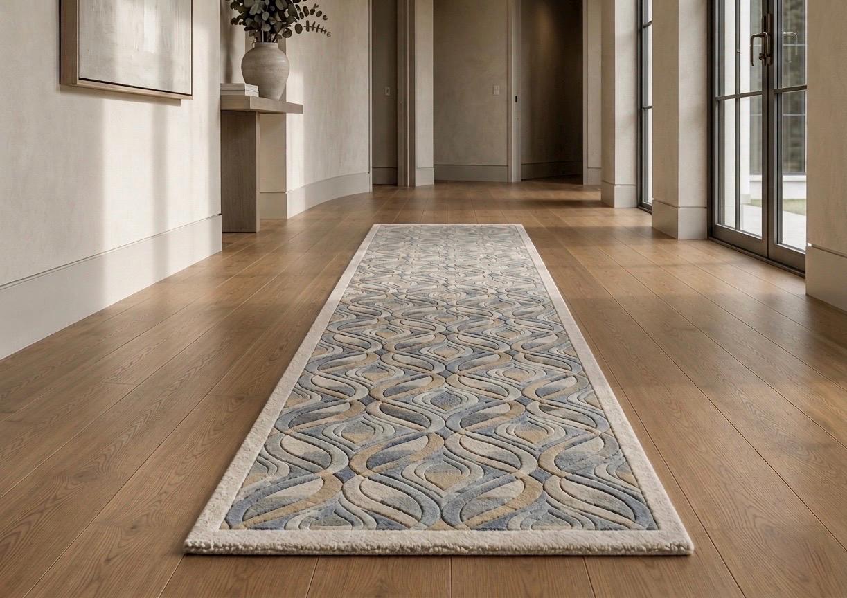 Slate Blue Ogee Wave