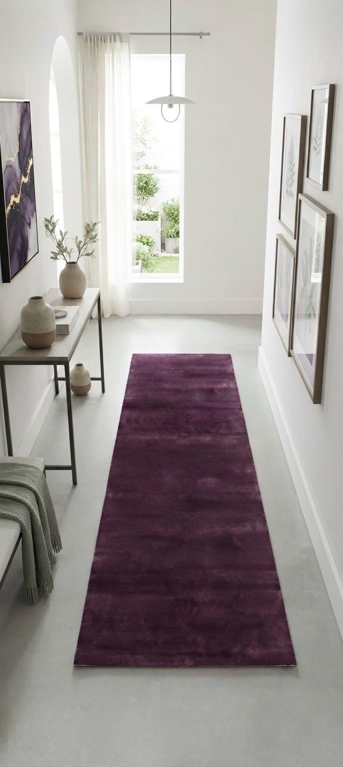 Plum Aubergine Silk Sheen