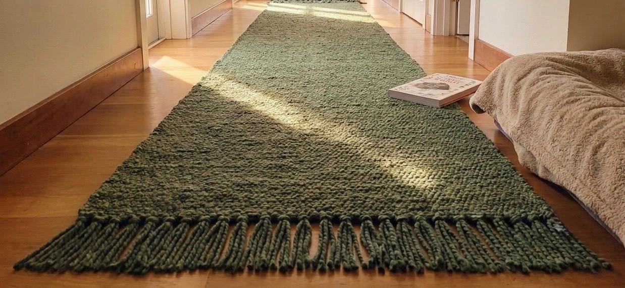 Moss Sage Chunky Fringe