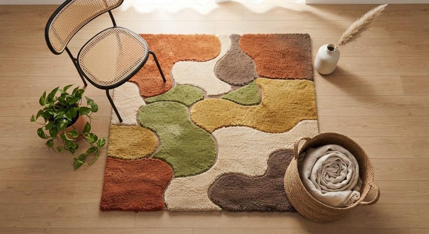 Terracotta Olive Retro Shape