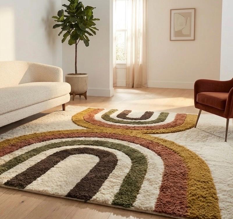 Mustard Terracotta Rainbow Arch