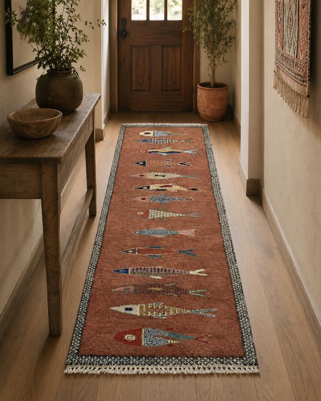 Terracotta Tribal Fish
