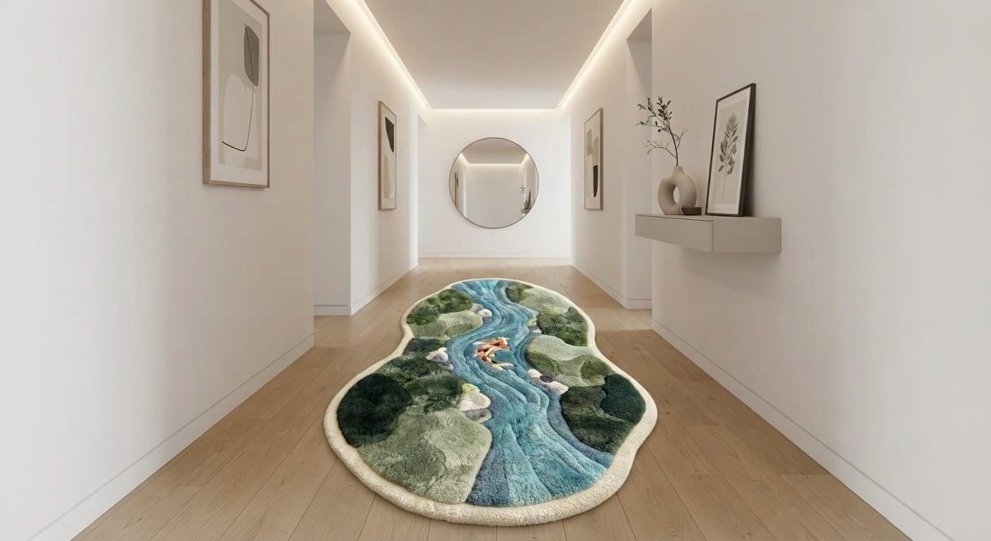 Moss Sky Koi Landscape