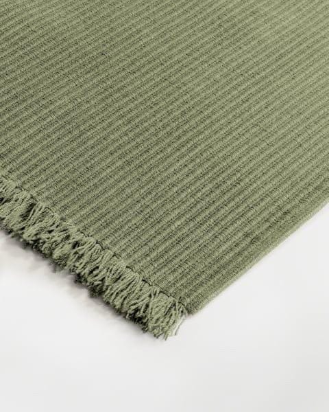 Muted Sage Solid Flatweave
