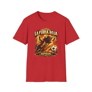 Spain Soccer Fan T-Shirt: La Furia Roja Football Apparel