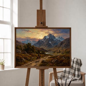 Bamenda Cameroon Highland Market Oil Painting | Africa Heritage Wall Art | Custom Canvas Made to Order