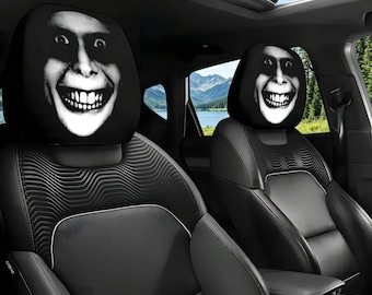 Realistische Highland Kuh Auto Kissenbezug Flauschiges Tier Design Geländewagen Interior Styling