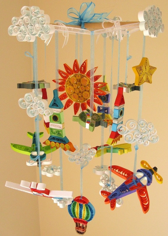 Boy Mobile Baby Crib Mobile Toddler Mobile Cloud Mobile Etsy