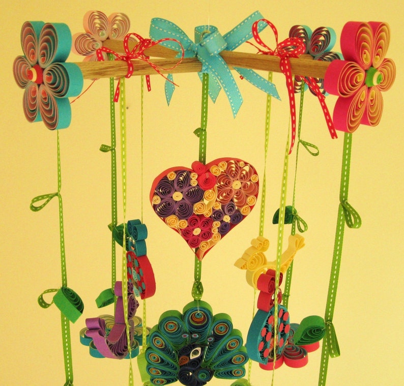 Crib Mobile Cradle Mobile Baby Mobile Peacock Mobile Etsy