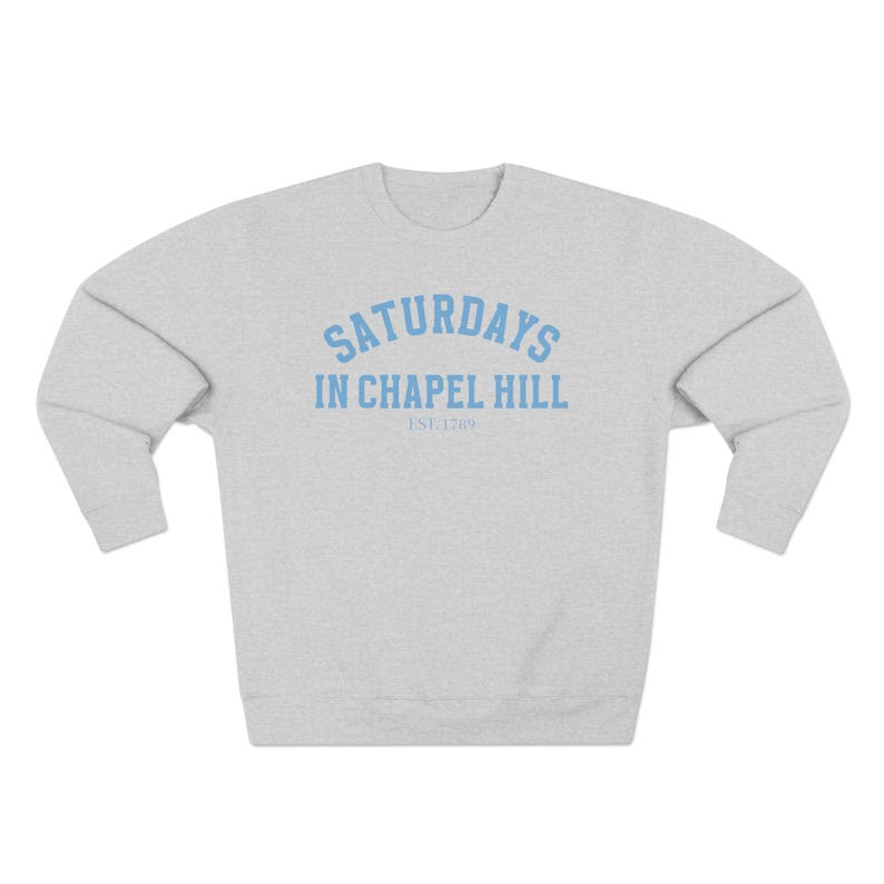 Chapel Hill Sweatshirt | Football Weekend Crewneck | College Town Pullover | Game Day Outfit for Women immagine 2