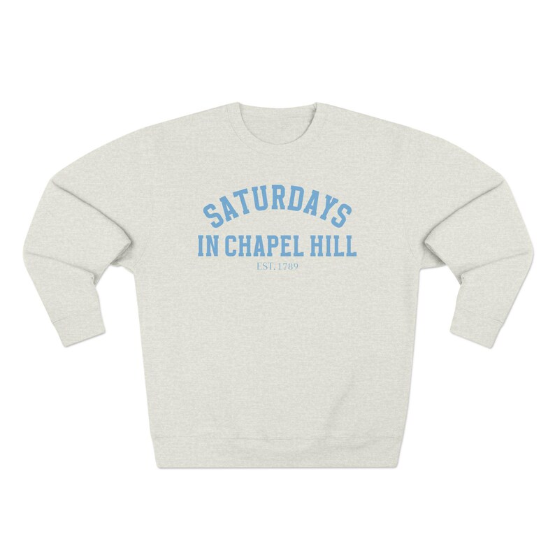 Chapel Hill Sweatshirt | Football Weekend Crewneck | College Town Pullover | Game Day Outfit for Women immagine 3