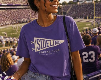 Game Day Graphic Tee | Sideline Social Club Shirt | Tailgate Outfit for Women