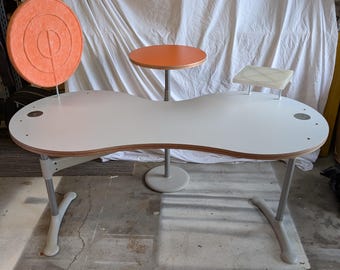Herman Miller Desk "Red Rocket" Designed by Ayse Byrnel | Ultra-Rare |