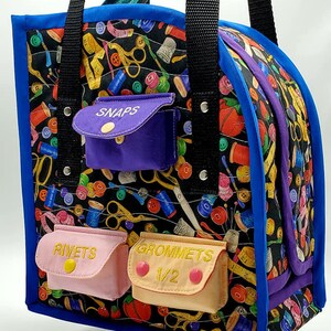 The Pi 'Rivet Press' Carry Bag PDF Sewing Pattern with FULL VIDEO tutorial image 4