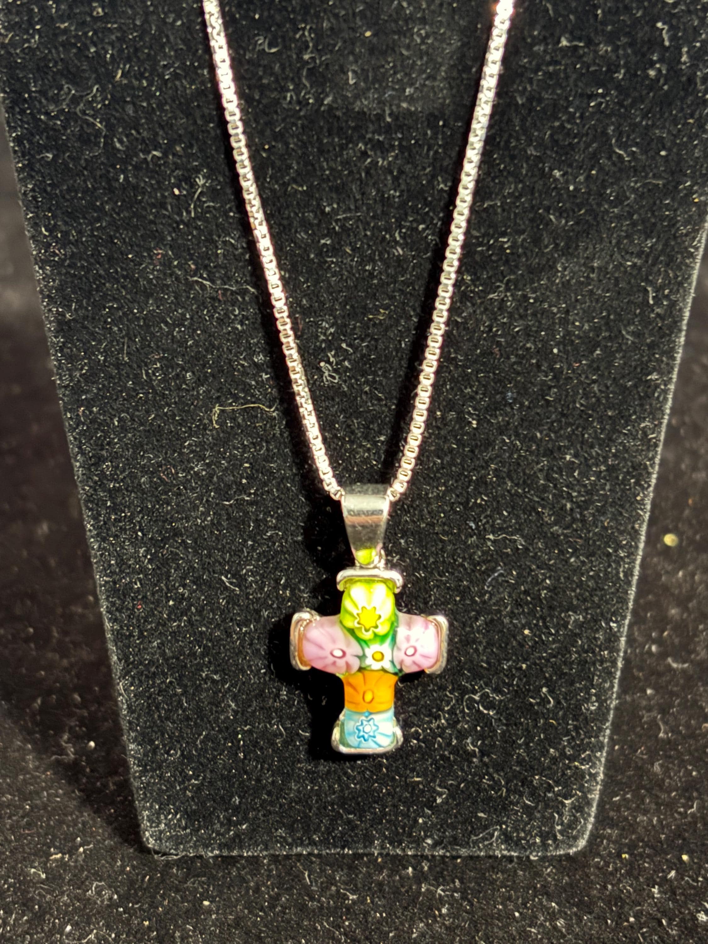 Vintage Murano Cross - Etsy
