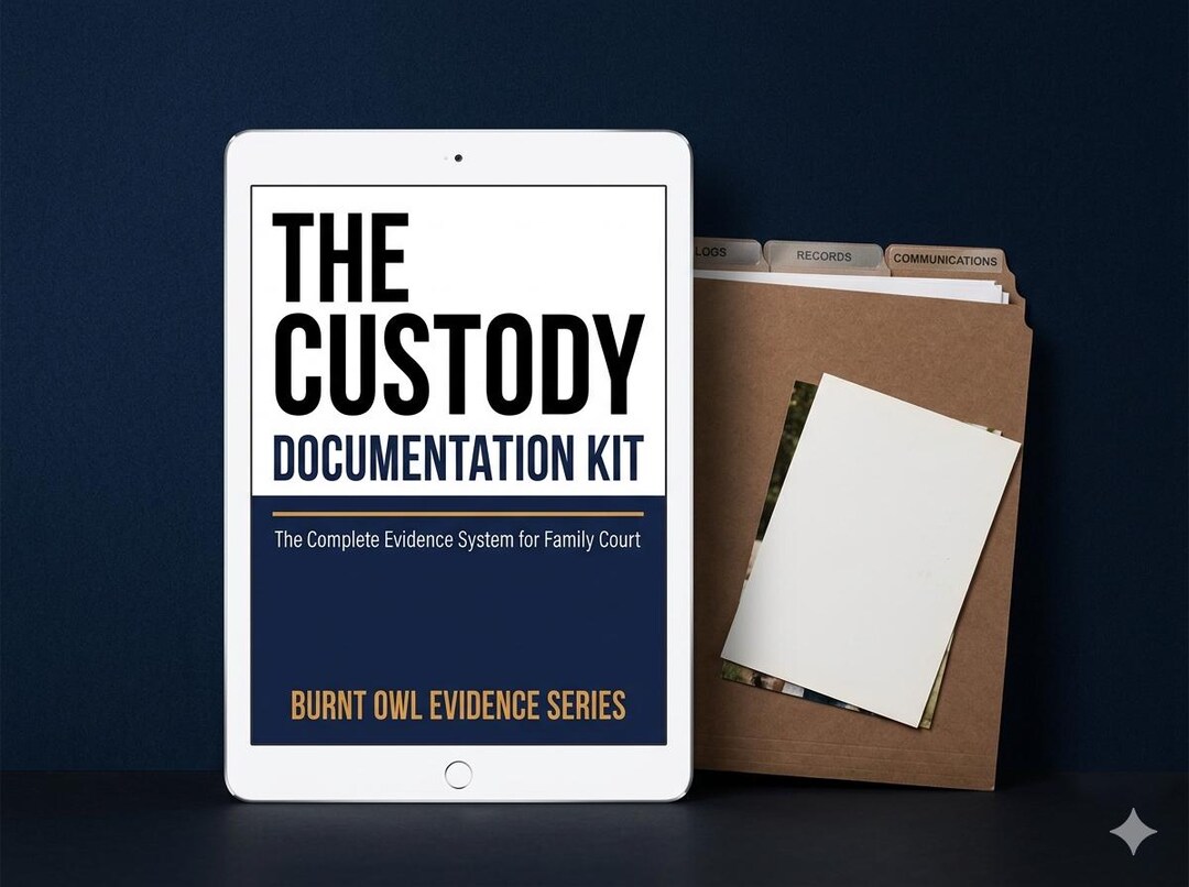 Custody Documentation Kit PDF | Family Court Evidence Tracker ...