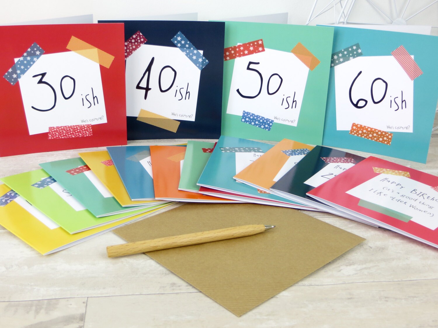 Funny Birthday Card: '60 Ish Who's Counting' - Etsy
