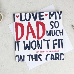 Divertente biglietto di compleanno per papà - biglietto personalizzato - biglietto per papà - biglietto di compleanno - biglietto divertente - compleanno del papà - Regno Unito
